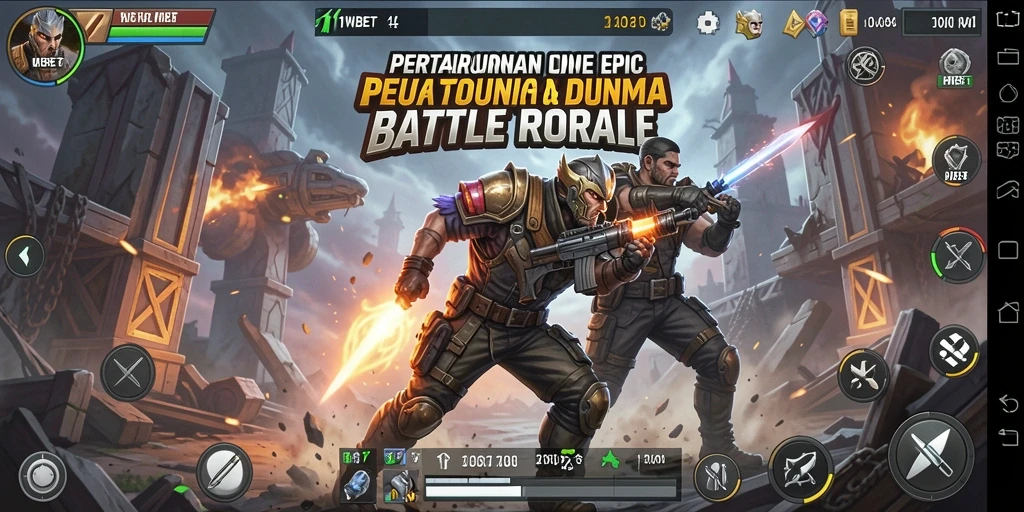 Gameplay seru di arena Battle Royale 11WBET