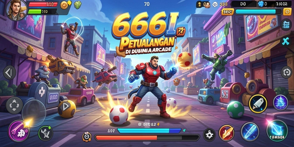 Screenshot <strong>666I</strong> menampilkan aksi mendebarkan dalam gameplay arcade.