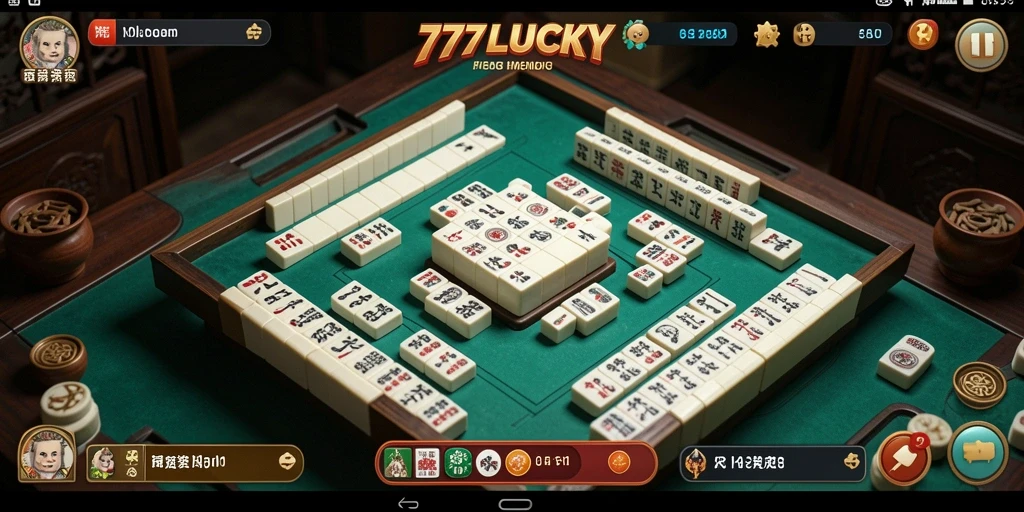 Tampilan gameplay Mahjong yang menawan dan interaktif.