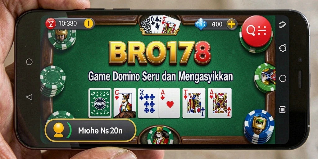 Gameplay BRO178 yang menarik dan seru dalam permainan Domino.