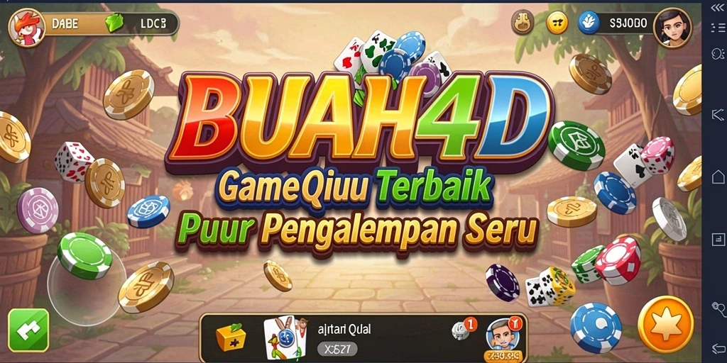Gameplay seru BUAH4D dalam permainan QiuQiu yang kompetitif.