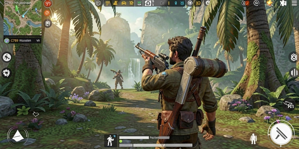 Tampilan gameplay menarik dari C789 dengan aksi TPS yang seru.