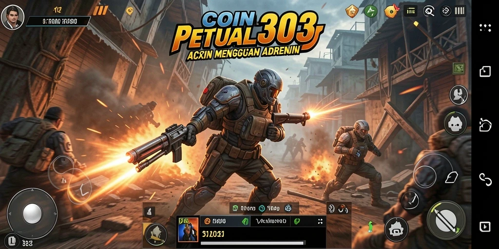 Gameplay aksi seru COIN303 dengan grafis menakjubkan.
