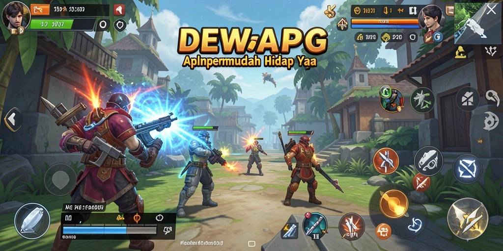 Tampilan antarmuka pengguna DEWAPG yang intuitif dan mudah digunakan.