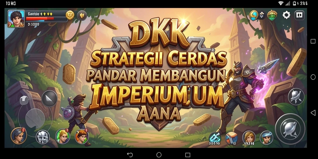 Tampilan menarik dan mendalam dari gameplay DKK yang menantang.