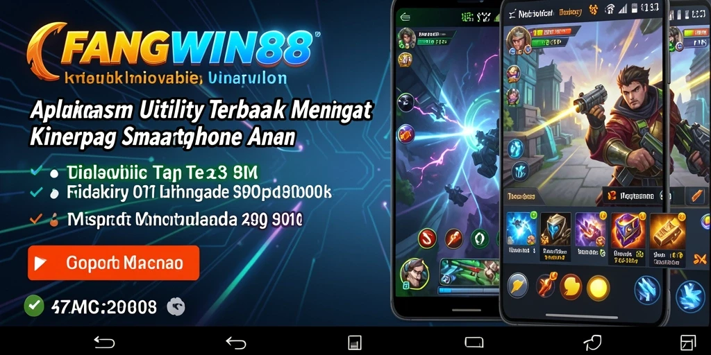 Tampilan intuitif dari aplikasi FANGWIN88 yang memudahkan pengguna.