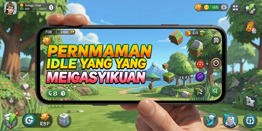 Tangkapan layar utama FO8 menampilkan gameplay Idle yang menarik.