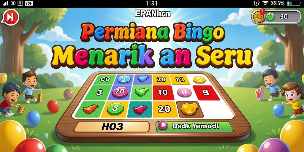 Tampilan gameplay seru H03 dengan pemain menikmati Bingo.