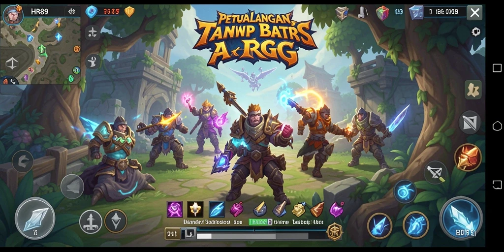 Tampilan gameplay menakjubkan dari game ARPG HR89.