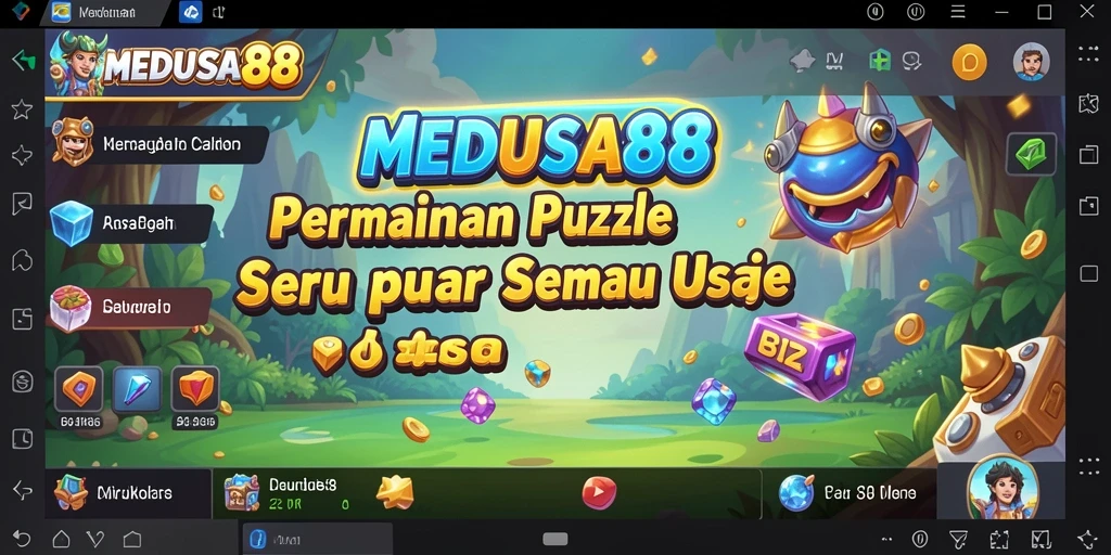 Tampilan screenshot dari gameplay Puzzle di MEDUSA88 yang menarik.
