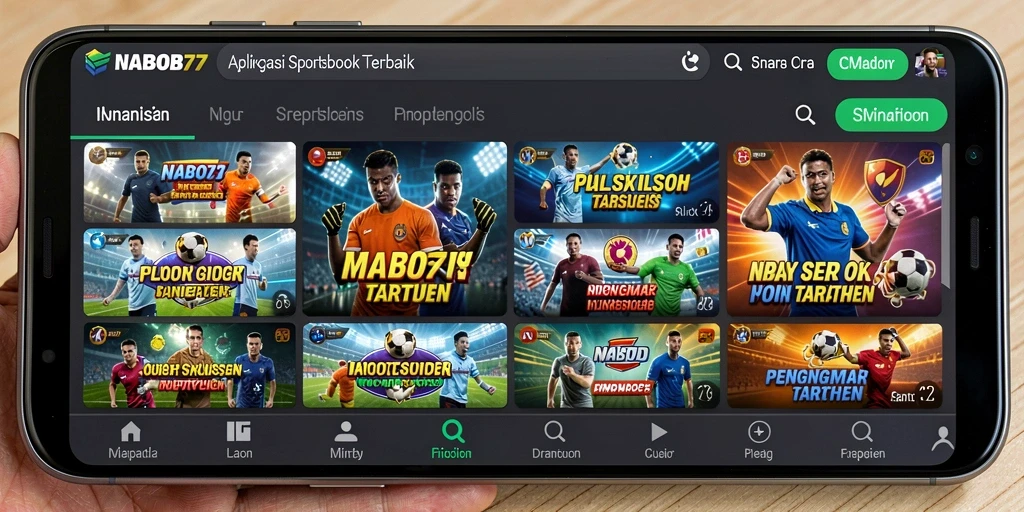 Tampilan gameplay menarik dari aplikasi sportsbook NABOB77.