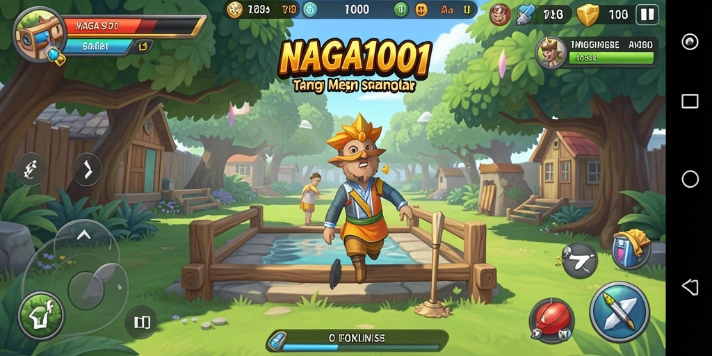Tampilan menarik dan gameplay seru NAGA1001.