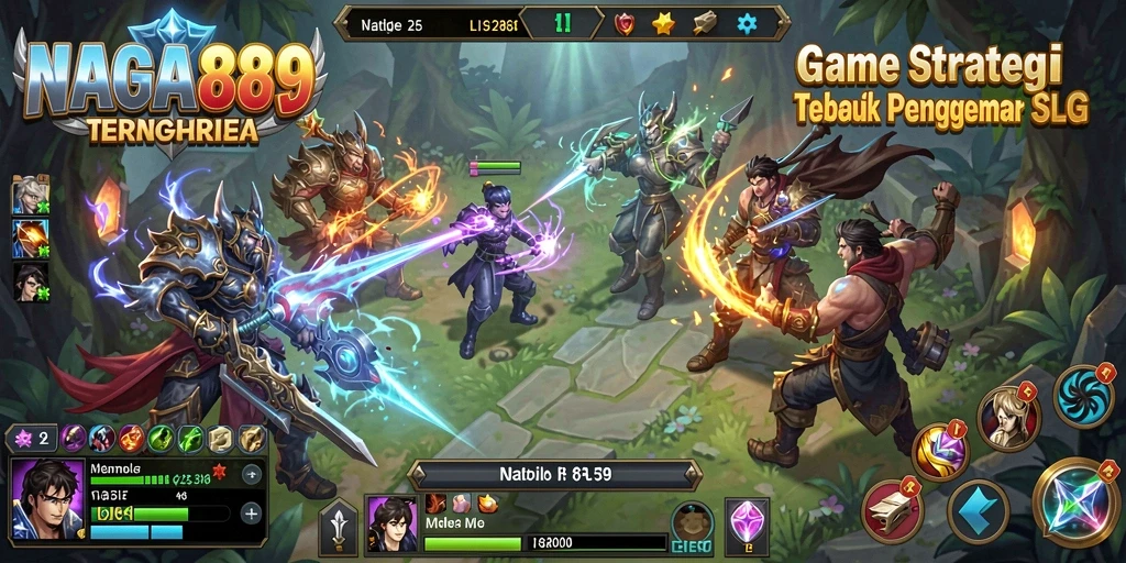 Tampilan gameplay menarik NAGA889 dalam pertempuran strategis.