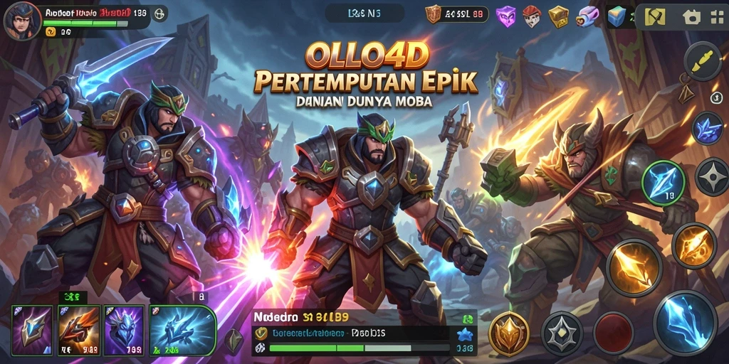 Gameplay dinamis dan seru dari OLLO4D dalam pertempuran.