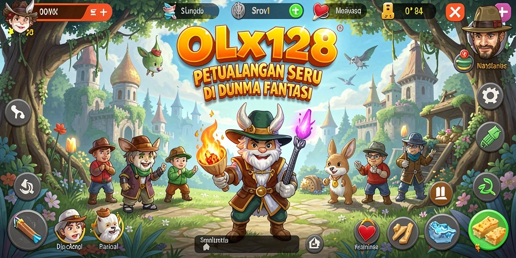 Gameplay seru dengan karakter menjelajahi dunia petualangan.