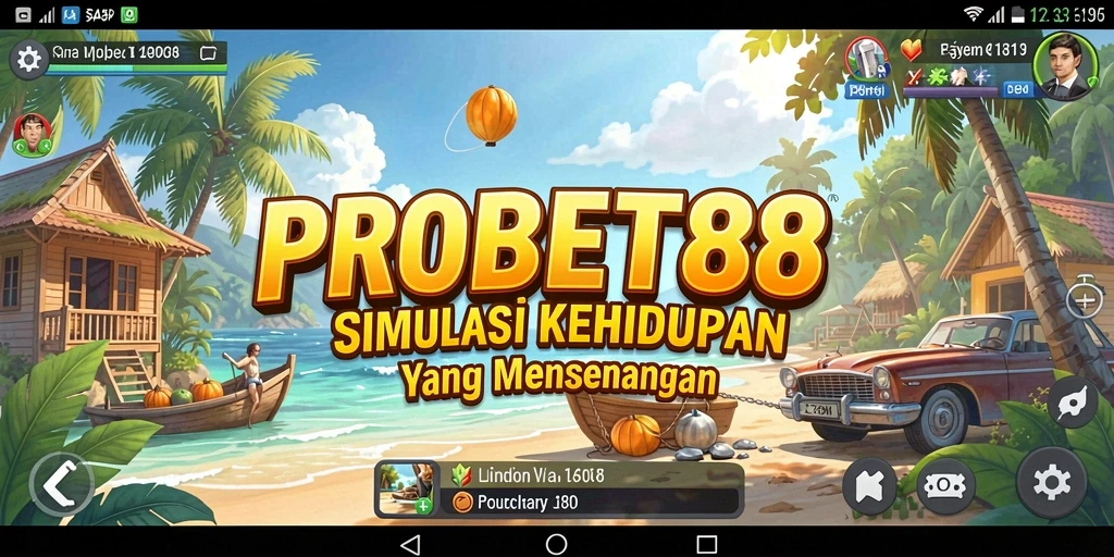 Tampilan menarik dari gameplay simulasi di PROBET88.