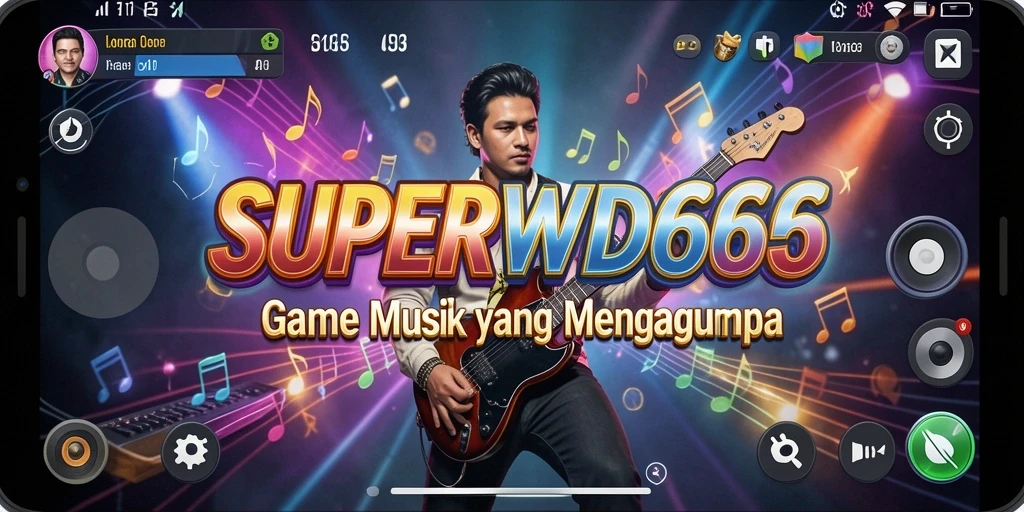 Tampilan gameplay SUPERWD666 yang menarik dan penuh warna.