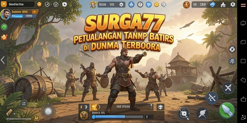 Tampilan gamplay yang memukau dari SURGA77 di dunia terbuka.